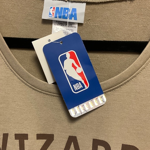 NBA Tan Wizards Long Sleeve Tee - Picture 2 of 6